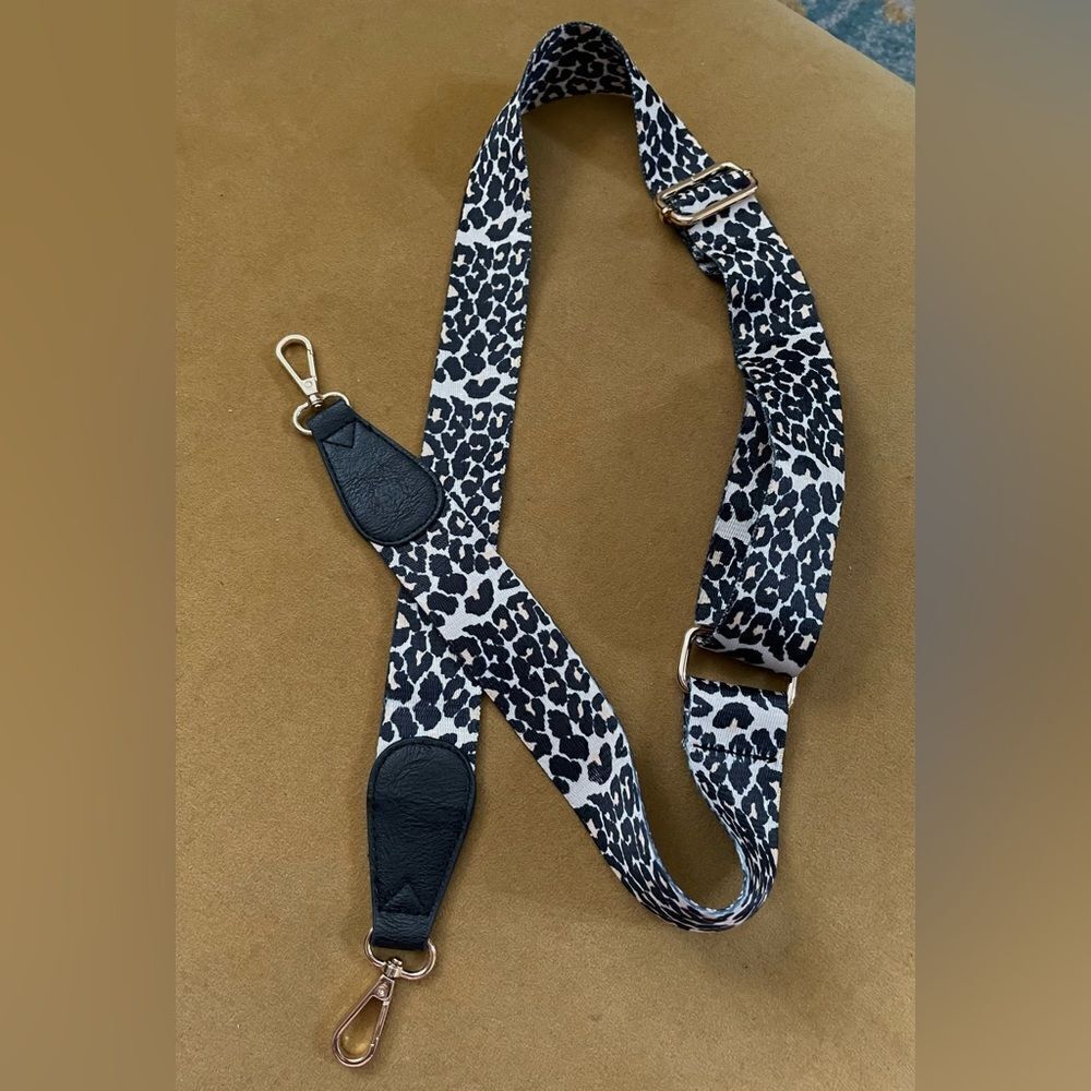 Leopard Print Handbag Guitar Shoulder Crossbody Strap